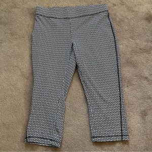 Talbots Patterned Capri Yoga Pants
